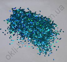 Ромбики для дизайну нігтів "Бірюза"