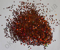 Ромбики для дизайну нігтів "Коричневі"