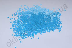 Ромбики для дизайну нігтів 2 мм "Блакитні матові"