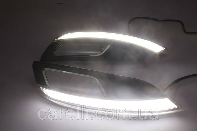 DRL штатные дневные ходовые огни LED-DRL для Kia Cerato 2013-2016 - фото 8 - id-p607906479