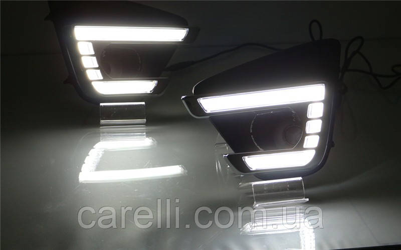 DRL штатные дневные ходовые огни LED- DRL для Mazda Cx-5 2012+ V4 (ДХО Мазда CX-5 , DRL Mazda Cx-5) - фото 4 - id-p607922862