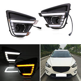 DRL штатні денні ходові вогні LED - DRL для Mazda Cx-5 2012+ V4 (ДХО Мазда CX-5 , DRL Mazda Cx-5)