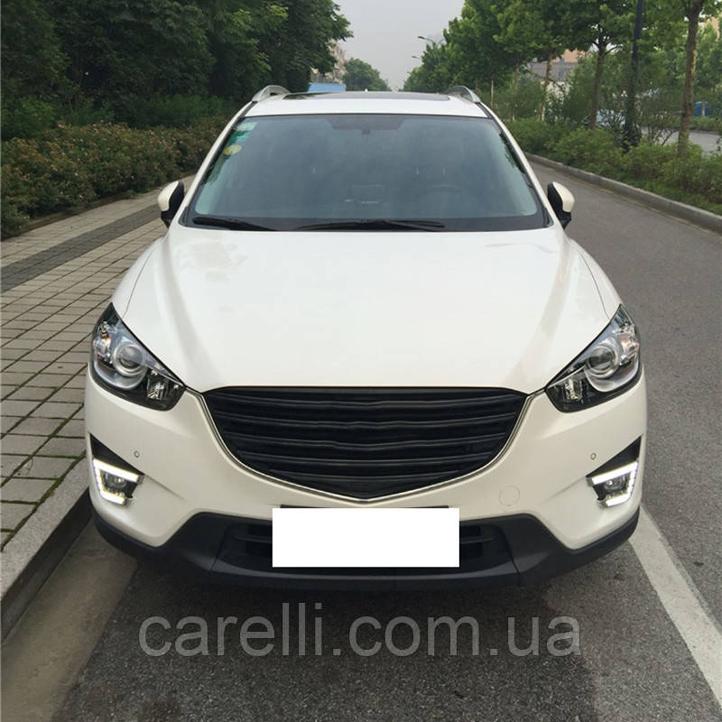 DRL штатные дневные ходовые огни LED- DRL для Mazda Cx-5 2012+ V4 (ДХО Мазда CX-5 , DRL Mazda Cx-5) - фото 2 - id-p607922862