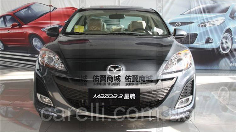 DRL штатные дневные ходовые огни LED- DRL для Mazda 3 sedan 2009-2013 - фото 1 - id-p607924892