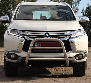 Кенгурятник на Mitsubishi Pajero Sport (c 2016--) Мітсубісі Паджеро Спорт PRS