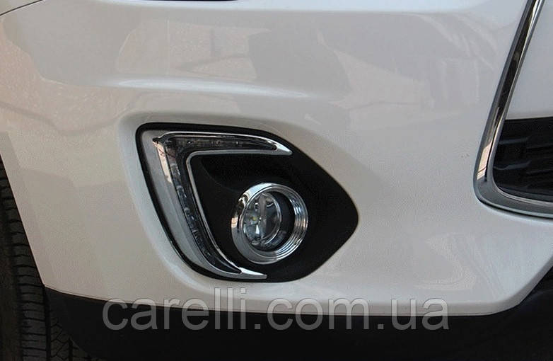 DRL штатные дневные ходовые огни LED- DRL для Mitsubishi ASX 2013+ - фото 3 - id-p607932578