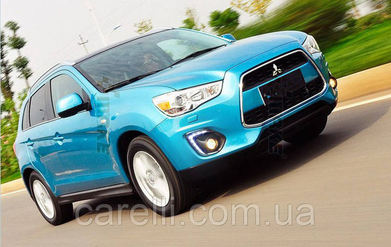 DRL штатные дневные ходовые огни LED- DRL для Mitsubishi ASX 2013+ - фото 1 - id-p607932578