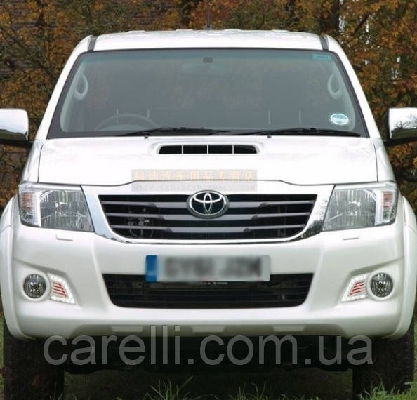 DRl Штатные дневные ходовые огни DRL для Hilux 2012-2015 (ДХО Хайлюкс , DRL Hilux) - фото 2 - id-p607955160