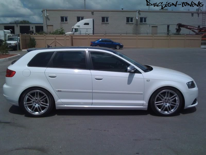 НАКЛАДКИ НА ПОРОГІ AUDI A3 (8P) СТИЛЬ VOTEX, фото 1