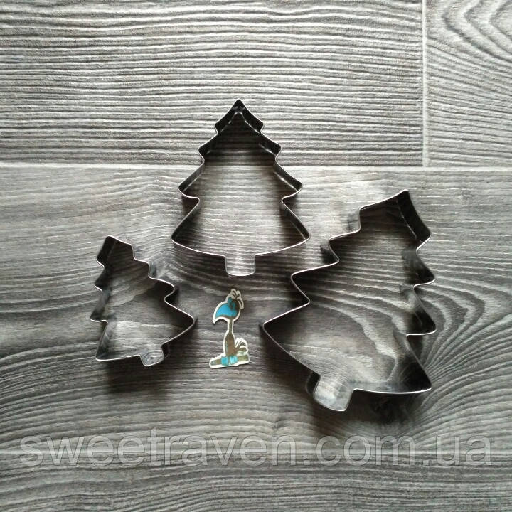 Набір із 3 вирубок Ялинки, фото 1