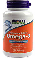 NOW OMEGA-3  100 Softgels