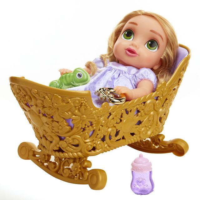 Лялька принцеса Рапунцель і колиска Disney Princess Royal Rapunzel Baby and Cradle Set