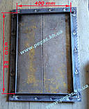 Дверцята дверка під коптилку ковка металева 500х700 мм, фото 2
