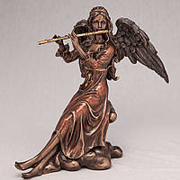 Статуетки Veronese під бронзу "Ангел із флейтою" 20 см. 
