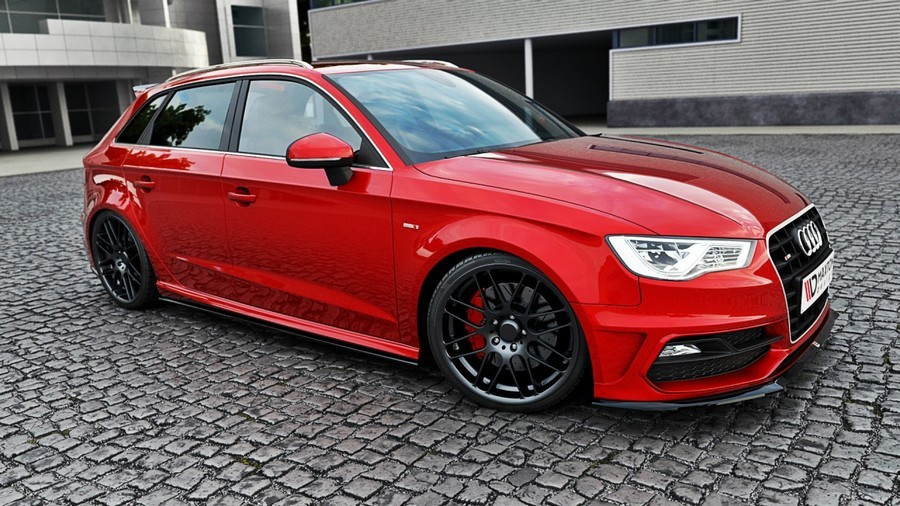 НАКЛАДКИ НА ПОРОГІ AUDI S3 8V SPORTBACK / AUDI A3 8V SLINE, фото 1