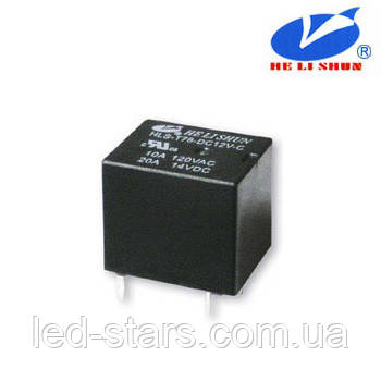 HLS-T78 РЕЛЕ (24VDC) струм-25A/ контакти-1С
