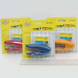 Степлер No10 HL-219-2 зі скобами (15 л) пластик