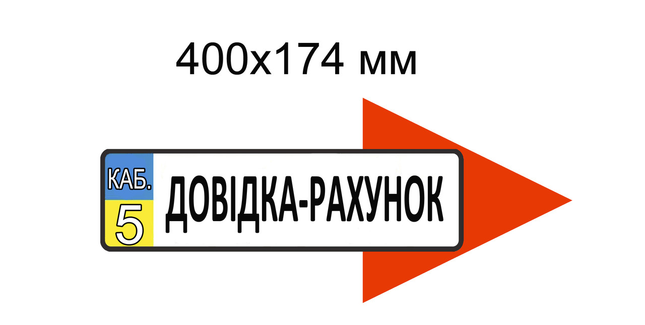 Табличка вказує Довідка-обрахунок для МРЕО