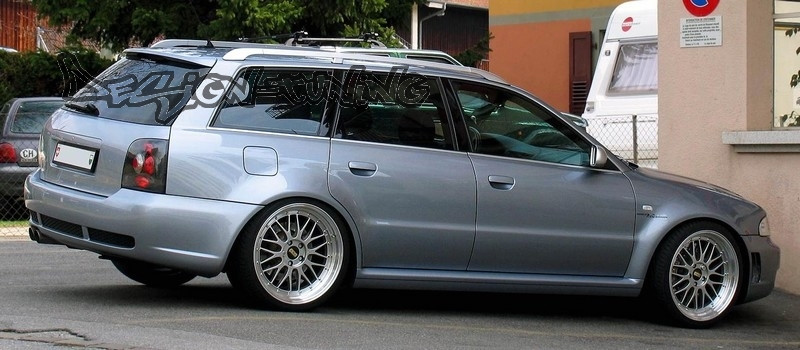 НАКЛАДКИ НА ПОРОГІ AUDI A4 (B5) ТІЛЬКИ ДЛЯ ВЕРСІЯ RS, фото 1