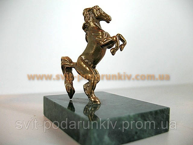 Памятный сувенир, бронзовая статуэтка Конь - фото 2 - id-p3897707
