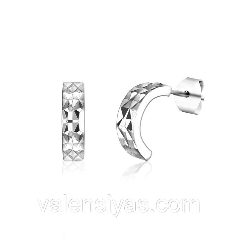 Сережки-пусети зі срібла 925* С2/375