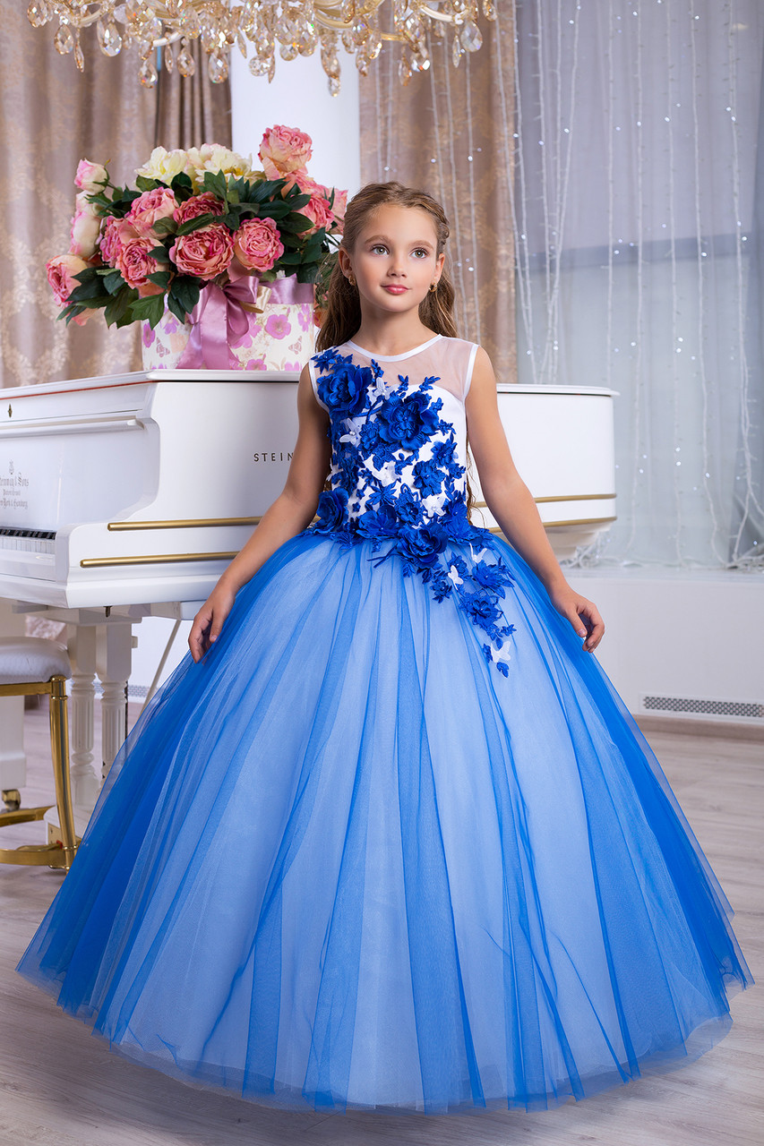 Плаття випускне дитяче ошатне D968, фото 1