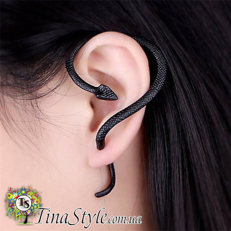 

Кафф на ухо змея дракон унисекс Панк Готический Earcuff Клип каф серьги Клипс