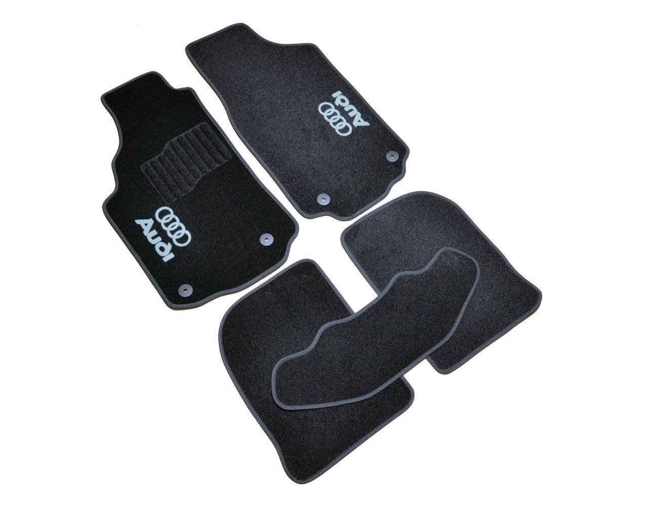 

Коврики в салон ворсовые для Audi / Ауди 100/ А6 (1991-1997) /Чёрные, кт 5шт, Черный