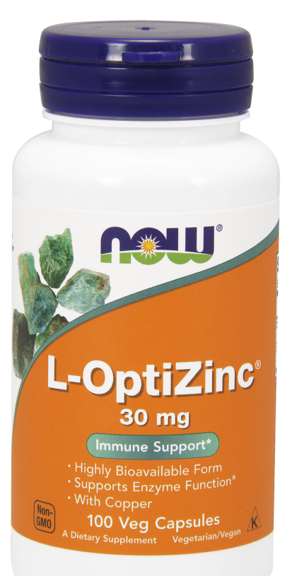 

Now L-OptiZinc 30mg 100 veg caps