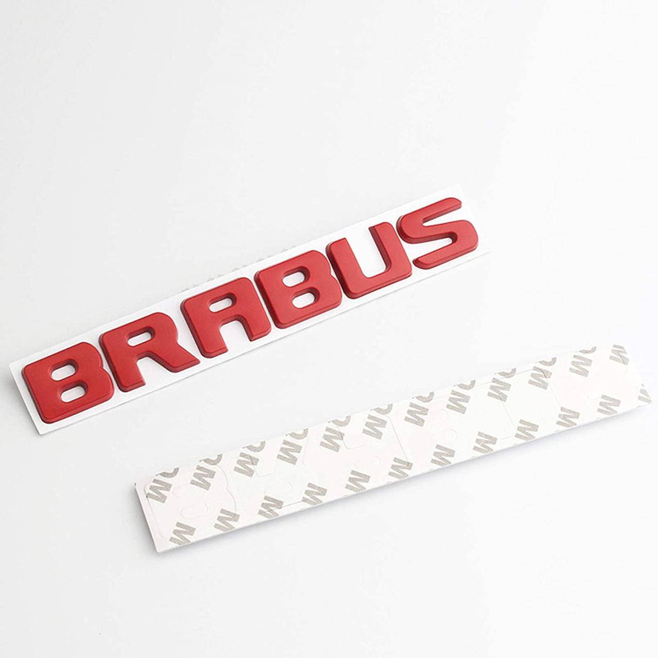

Матовая Эмблема Шильдик надпись Brabus Брабус Мерседес Mercedes