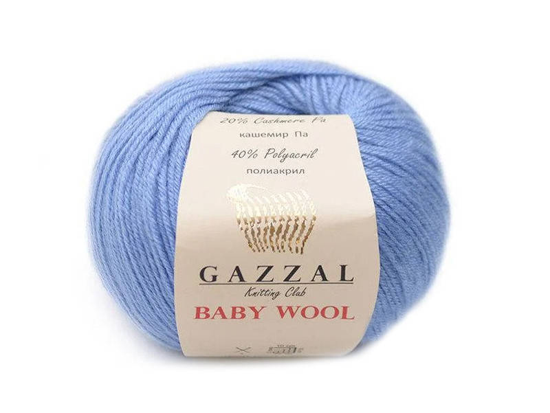 

Gazzal Baby Wool, голубой №813
