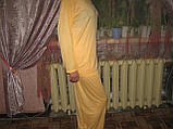 Піжама жіноча 100% бавовна розмір М (46) малинова і оранж окантовка в смужку, фото 3