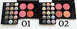Набір для макіяжу тіні + рум'яна MAC makeup kit (Мак макіяж китіт), фото 3