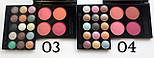 Набір для макіяжу тіні + рум'яна MAC makeup kit (Мак макіяж китіт), фото 4