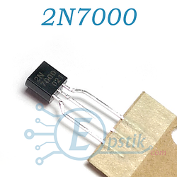 2N7000 MOSFET транзистор N-канал 60В 200мА TO92