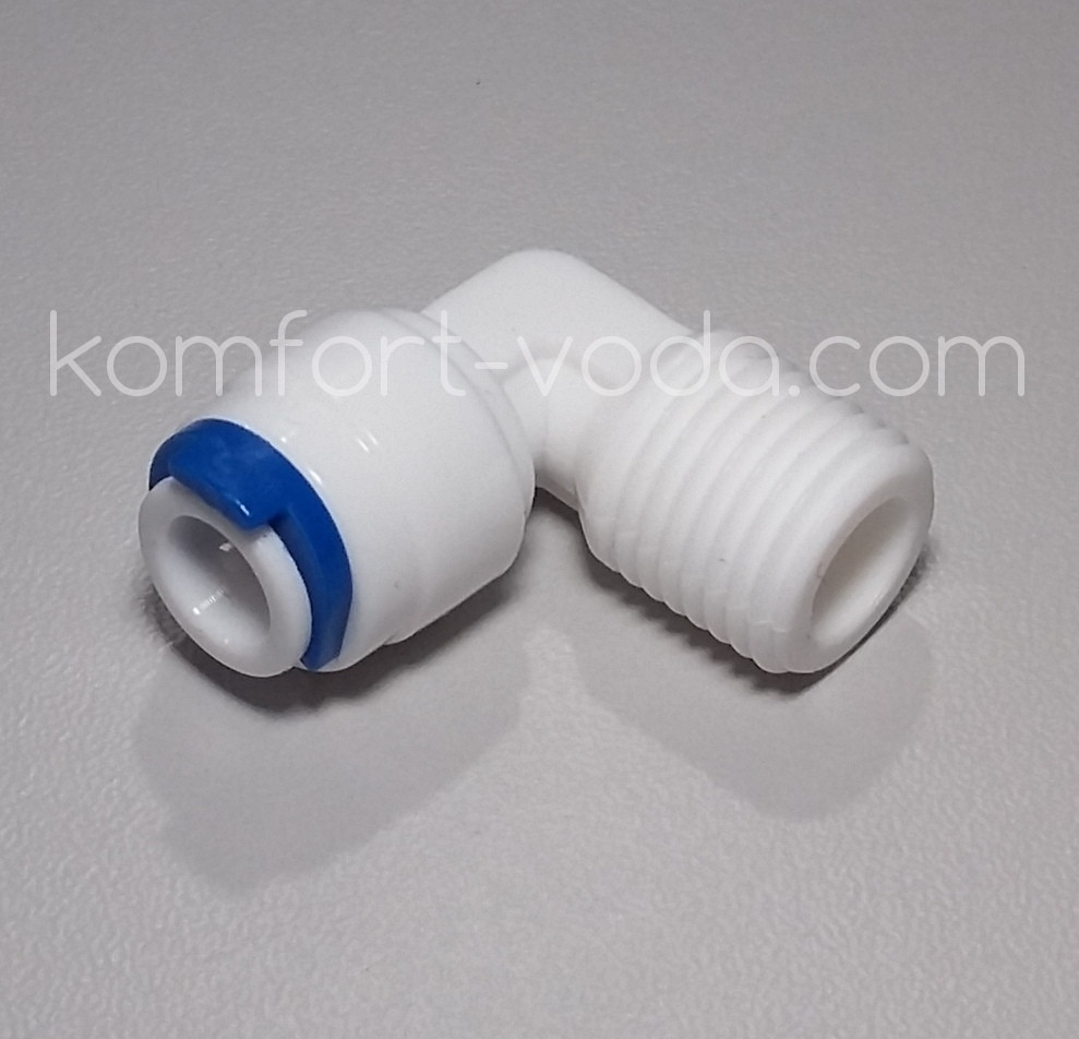 Муфта кутова 1/4"НР х 1/4" шланг