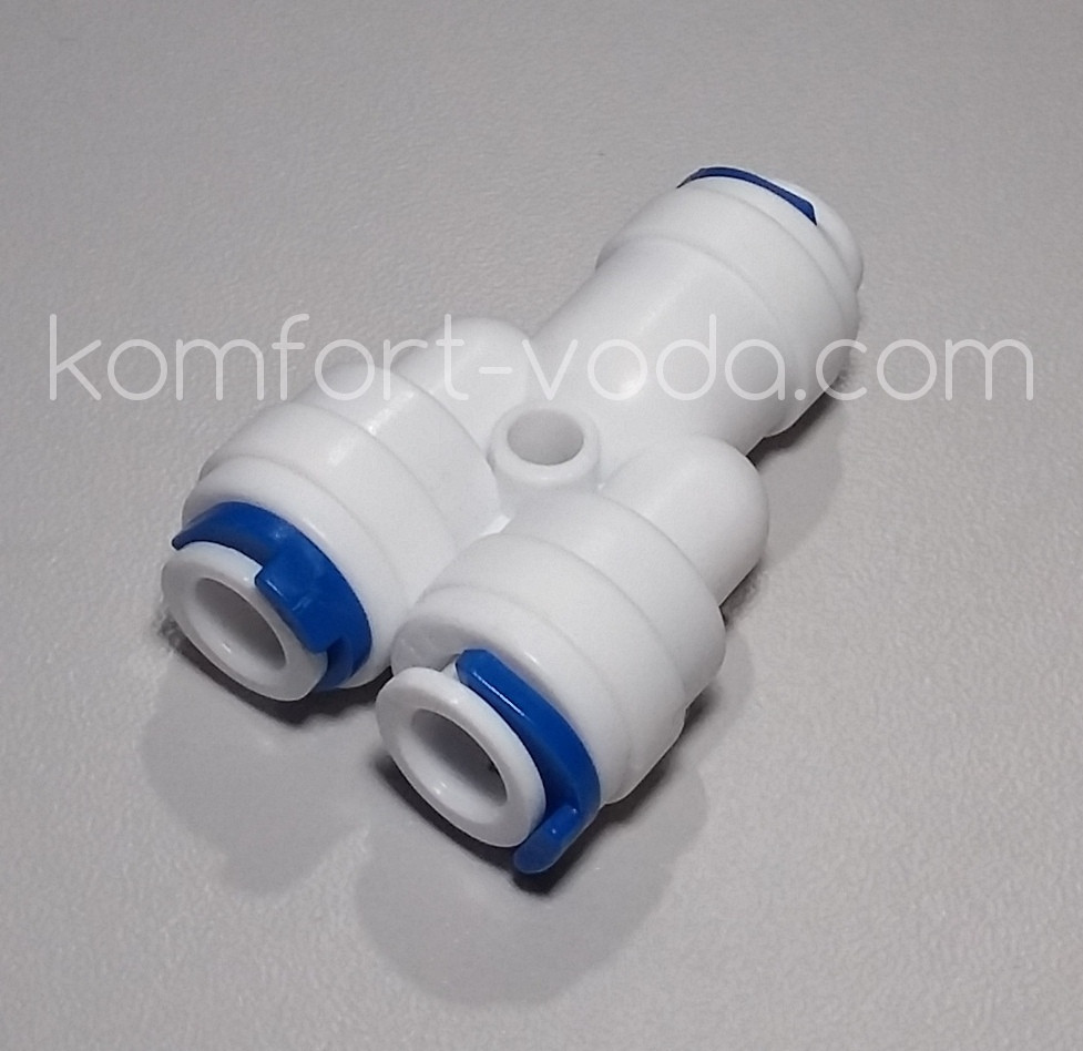 Трійник Y-подібний 1/4" шланг х 1/4" шланг х 1/4" шланг