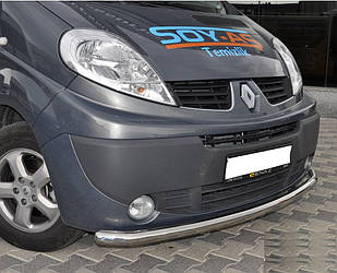 Кенгурник одинарний вус на Renault Trafic (2001-2015) Рено Трафік PRS