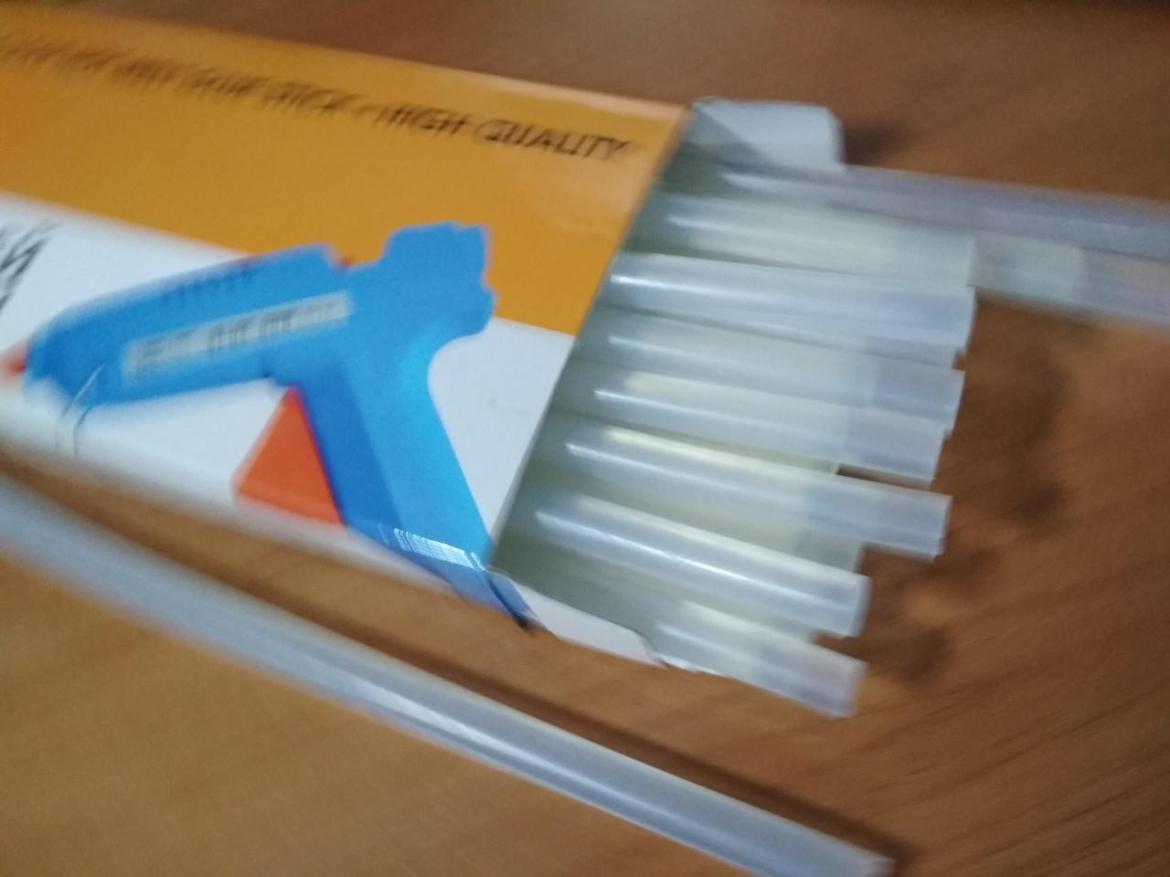 Термоклей діаметр T-com 11 мм довжина 300 мм упаковка 6 шт. прозорий, фото 1