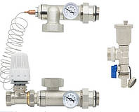 Смесительная система (группа) 1" для коллектора теплого пола