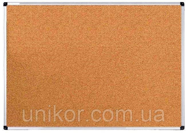 Дошка пробкова, 65*100 см., алюмінієва рамка. UKRBOARDS, фото 1