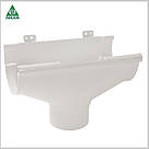 Воронка водостічна Nicoll 170/100мм компенсуюча, біла, фото 3