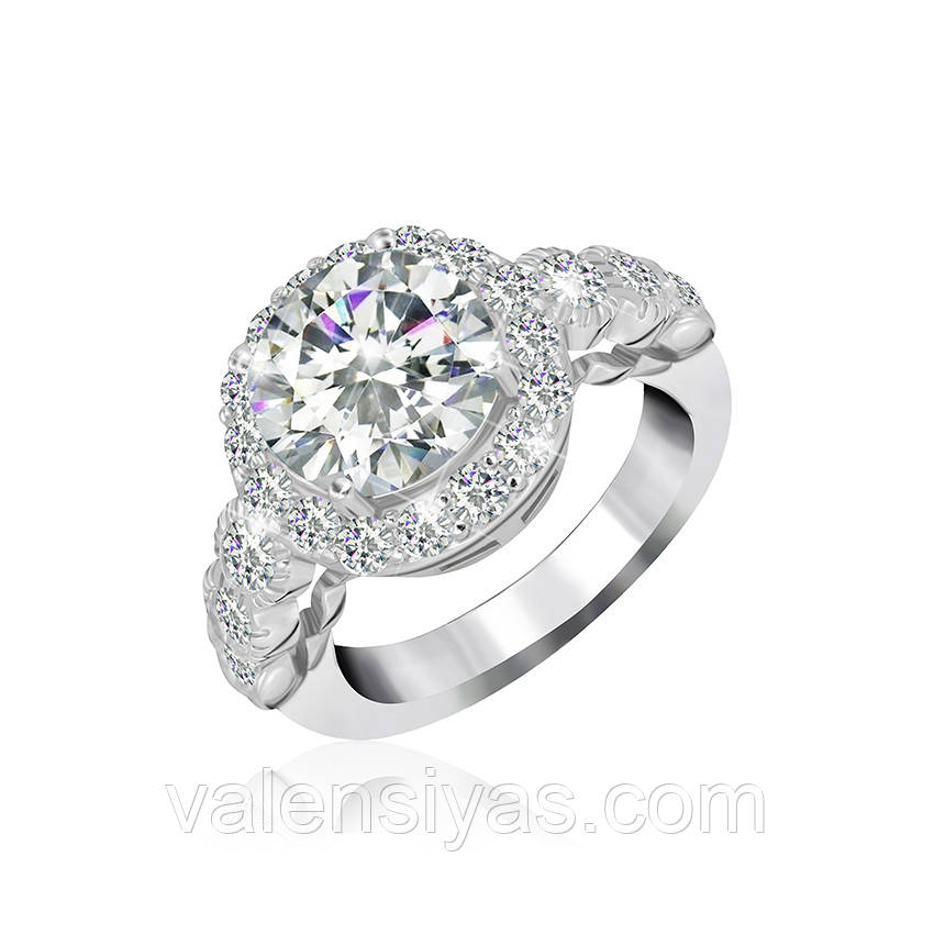 Срібне кільце-комплект КК2Ф/388