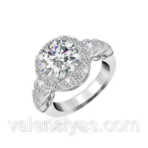 Срібне кільце-комплект КК2Ф/388, фото 1