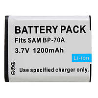 Акумулятор BP70A (BP-70A, BP-70EP, EA-BP70A, EA-BP70A, SLB-70A) для камер SAMSUNG - 1200 ma