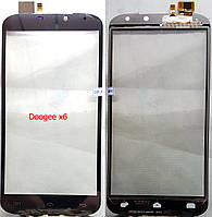 Doogee x6 тачскрин чорний