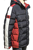 Пуховик чоловічий "Vinyl Black". (56р) Натуральний пух