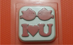 Пластикова форма для мила Пташиний грип