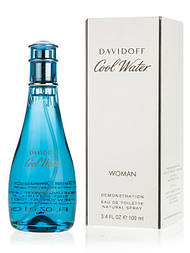 DAVIDOFF COOL WATER WOMEN EDT 100 ml TESTER Туалетна вода жіноча (оригінал оригінал Франція)