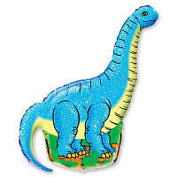 Динозавр голубой (82х100 см)(надута гелием)